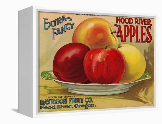 Warshaw Collection of Business Americana Food; Fruit Crate Labels, Davidson Fruit Co.-null-Framed Stretched Canvas