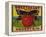 Warshaw Collection of Business Americana Food; Fruit Crate Labels, Denney & Co.-null-Framed Stretched Canvas