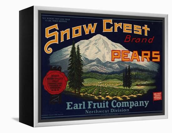 Warshaw Collection of Business Americana Food; Fruit Crate Labels, Earl Fruit Company-null-Framed Stretched Canvas