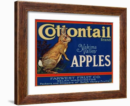 Warshaw Collection of Business Americana Food; Fruit Crate Labels, Farwest Fruit Co.-null-Framed Art Print