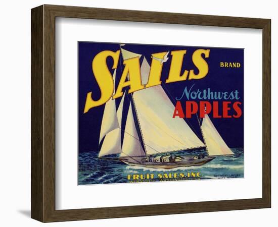 Warshaw Collection of Business Americana Food; Fruit Crate Labels, Fruit Sales Co.-null-Framed Premium Giclee Print