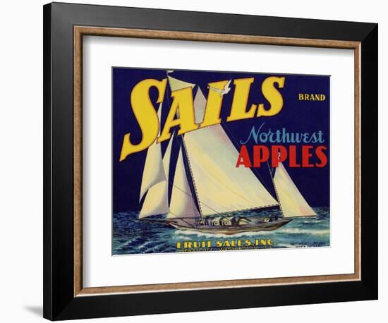 Warshaw Collection of Business Americana Food; Fruit Crate Labels, Fruit Sales Co.-null-Framed Premium Giclee Print
