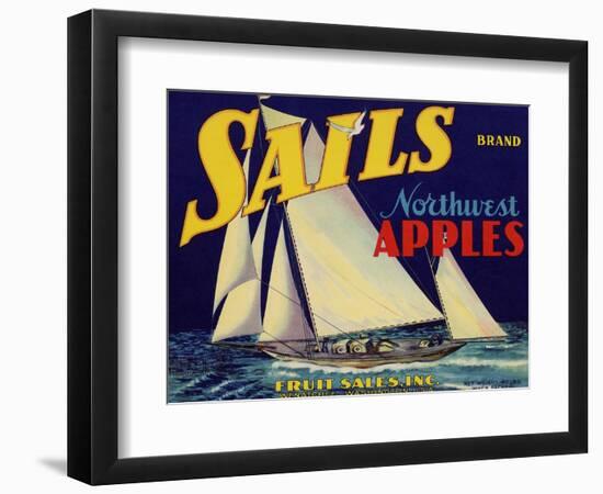 Warshaw Collection of Business Americana Food; Fruit Crate Labels, Fruit Sales Co.-null-Framed Premium Giclee Print