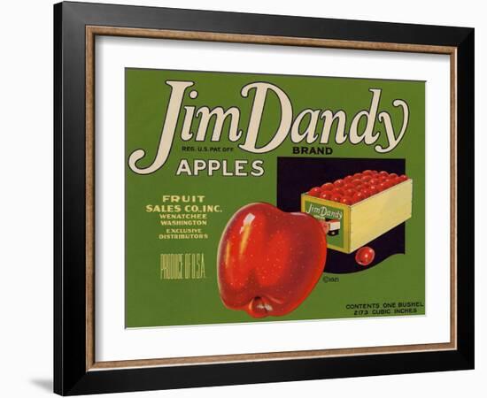 Warshaw Collection of Business Americana Food; Fruit Crate Labels, Fruit Sales Co.-null-Framed Art Print