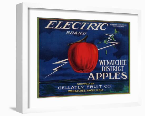 Warshaw Collection of Business Americana Food; Fruit Crate Labels, Gellatly Fruit Co.-null-Framed Art Print