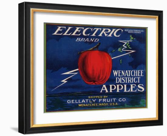 Warshaw Collection of Business Americana Food; Fruit Crate Labels, Gellatly Fruit Co.-null-Framed Art Print