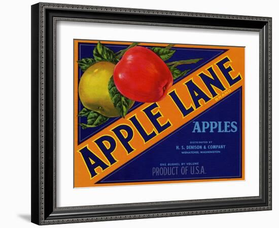 Warshaw Collection of Business Americana Food; Fruit Crate Labels, H.S. Denison & Co.-null-Framed Art Print