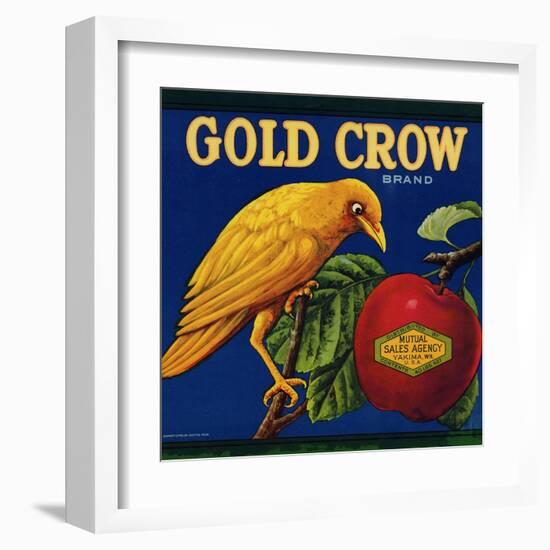 Warshaw Collection of Business Americana Food; Fruit Crate Labels, Mutual Sales Agency-null-Framed Art Print