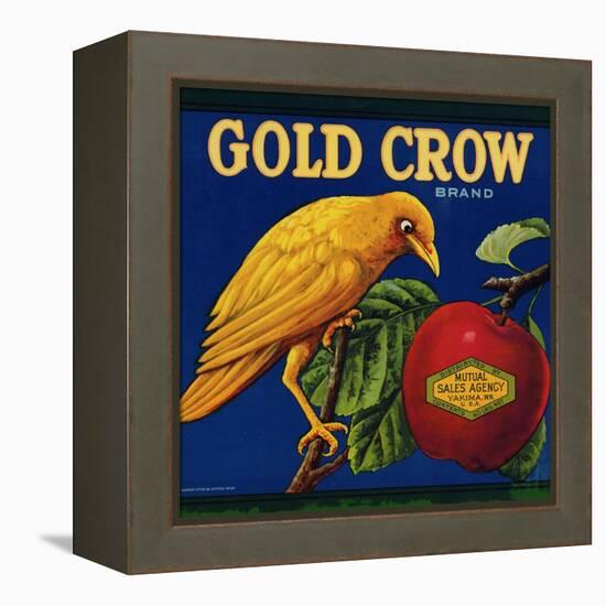 Warshaw Collection of Business Americana Food; Fruit Crate Labels, Mutual Sales Agency-null-Framed Stretched Canvas