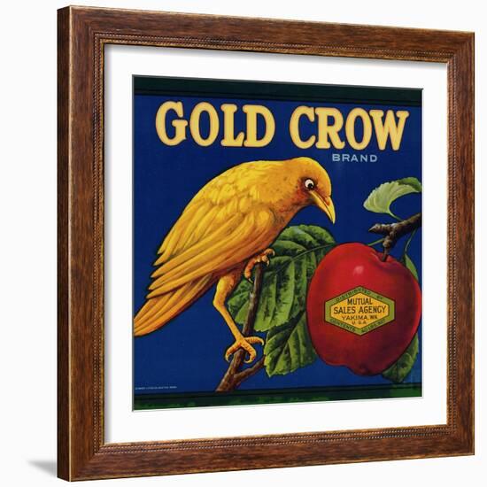 Warshaw Collection of Business Americana Food; Fruit Crate Labels, Mutual Sales Agency-null-Framed Art Print