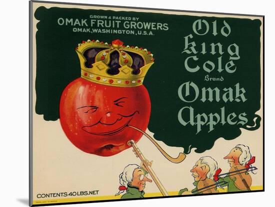 Warshaw Collection of Business Americana Food; Fruit Crate Labels, Omak Fruit Growers-null-Mounted Art Print