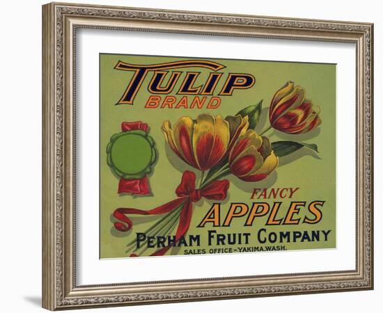 Warshaw Collection of Business Americana Food; Fruit Crate Labels, Perham Fruit Company-null-Framed Art Print