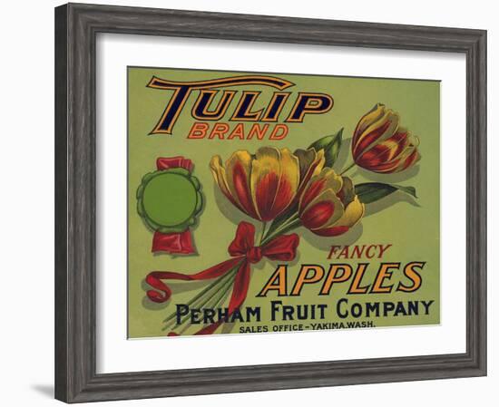 Warshaw Collection of Business Americana Food; Fruit Crate Labels, Perham Fruit Company-null-Framed Art Print