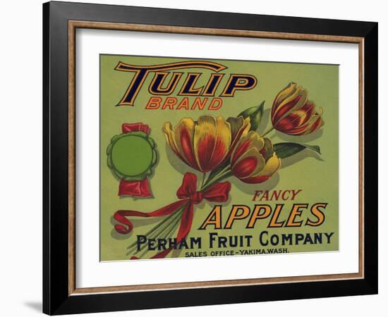 Warshaw Collection of Business Americana Food; Fruit Crate Labels, Perham Fruit Company-null-Framed Art Print