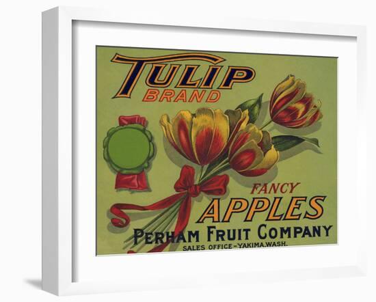 Warshaw Collection of Business Americana Food; Fruit Crate Labels, Perham Fruit Company-null-Framed Art Print