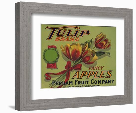 Warshaw Collection of Business Americana Food; Fruit Crate Labels, Perham Fruit Company-null-Framed Art Print