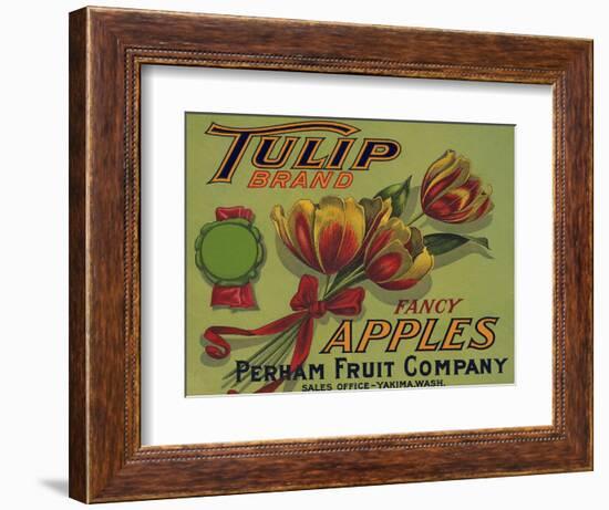 Warshaw Collection of Business Americana Food; Fruit Crate Labels, Perham Fruit Company-null-Framed Art Print