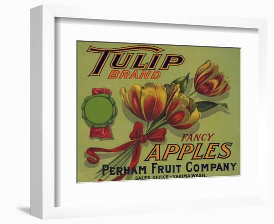 Warshaw Collection of Business Americana Food; Fruit Crate Labels, Perham Fruit Company-null-Framed Art Print