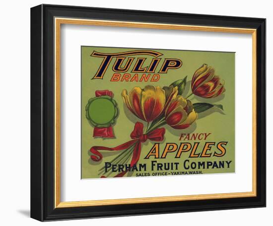 Warshaw Collection of Business Americana Food; Fruit Crate Labels, Perham Fruit Company-null-Framed Art Print