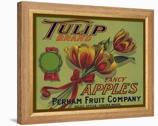 Warshaw Collection of Business Americana Food; Fruit Crate Labels, Perham Fruit Company-null-Framed Stretched Canvas