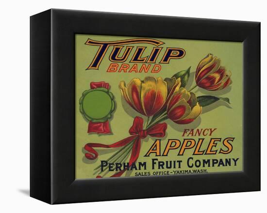 Warshaw Collection of Business Americana Food; Fruit Crate Labels, Perham Fruit Company-null-Framed Stretched Canvas