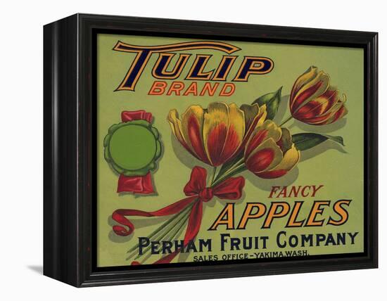 Warshaw Collection of Business Americana Food; Fruit Crate Labels, Perham Fruit Company-null-Framed Stretched Canvas