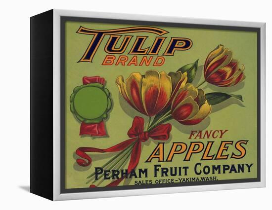 Warshaw Collection of Business Americana Food; Fruit Crate Labels, Perham Fruit Company-null-Framed Stretched Canvas