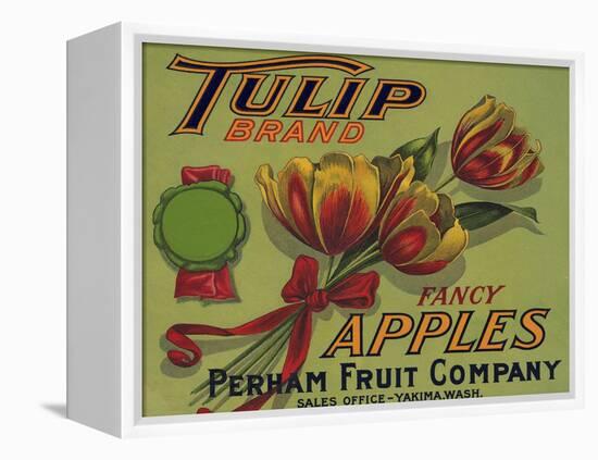 Warshaw Collection of Business Americana Food; Fruit Crate Labels, Perham Fruit Company-null-Framed Stretched Canvas