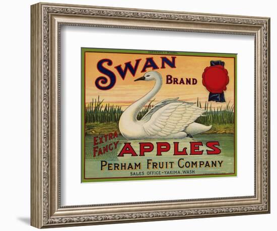 Warshaw Collection of Business Americana Food; Fruit Crate Labels, Perham Fruit Company-null-Framed Art Print