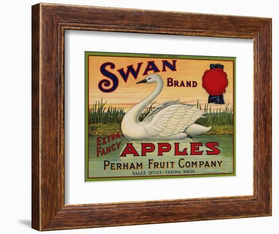 Warshaw Collection of Business Americana Food; Fruit Crate Labels, Perham Fruit Company-null-Framed Art Print