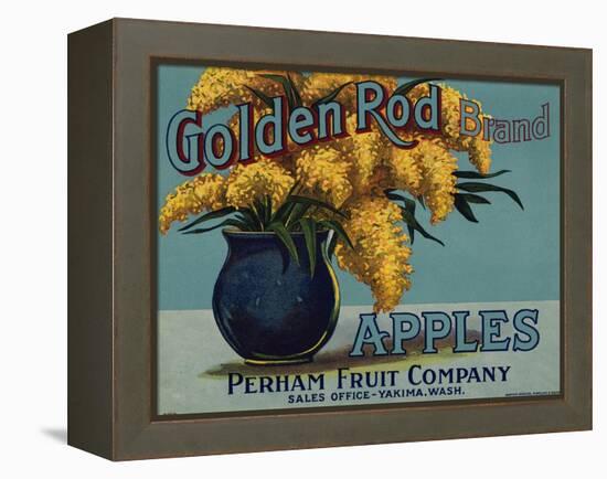 Warshaw Collection of Business Americana Food; Fruit Crate Labels, Perham Fruit Company-null-Framed Stretched Canvas