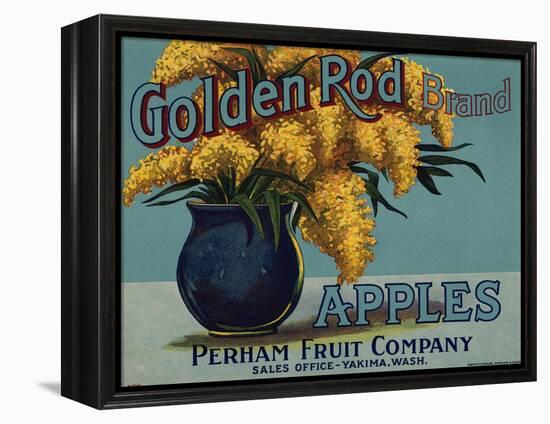 Warshaw Collection of Business Americana Food; Fruit Crate Labels, Perham Fruit Company-null-Framed Stretched Canvas