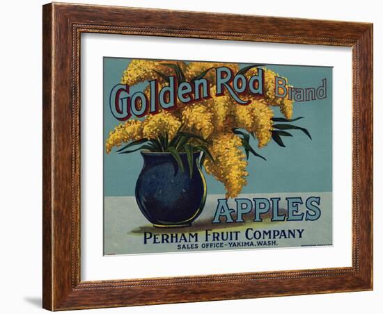 Warshaw Collection of Business Americana Food; Fruit Crate Labels, Perham Fruit Company-null-Framed Art Print