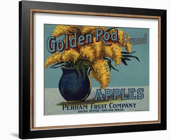 Warshaw Collection of Business Americana Food; Fruit Crate Labels, Perham Fruit Company-null-Framed Art Print