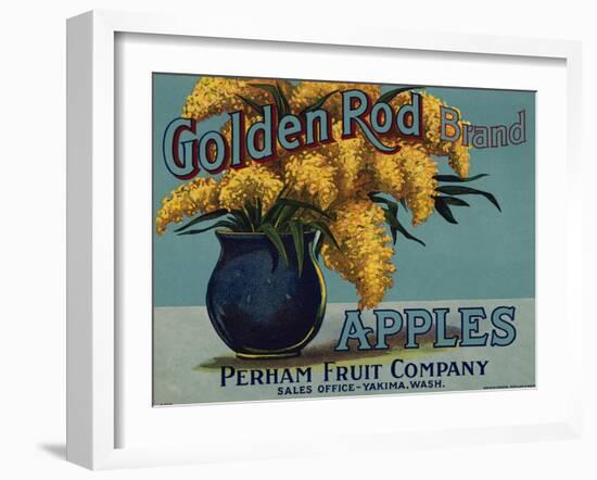 Warshaw Collection of Business Americana Food; Fruit Crate Labels, Perham Fruit Company-null-Framed Art Print