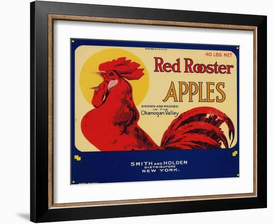 Warshaw Collection of Business Americana Food; Fruit Crate Labels, Smith & Holden Distributors-null-Framed Art Print