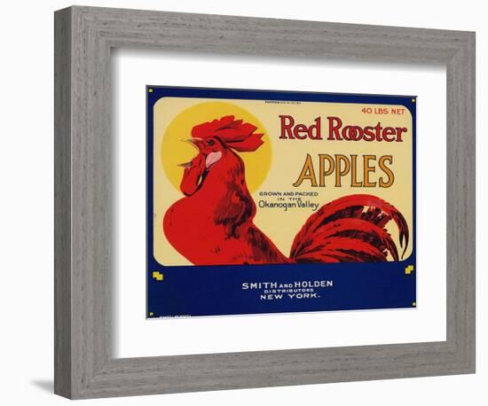 Warshaw Collection of Business Americana Food; Fruit Crate Labels, Smith & Holden Distributors-null-Framed Premium Giclee Print