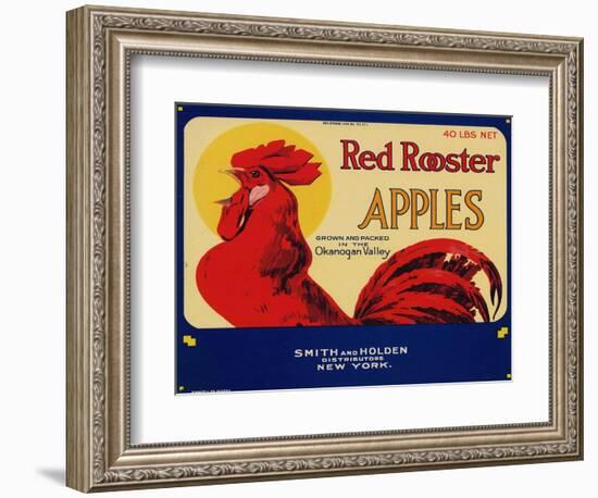 Warshaw Collection of Business Americana Food; Fruit Crate Labels, Smith & Holden Distributors-null-Framed Art Print