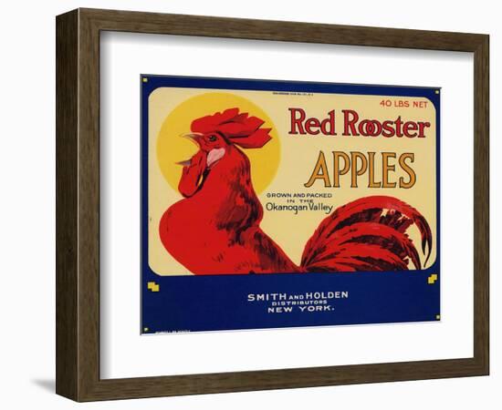 Warshaw Collection of Business Americana Food; Fruit Crate Labels, Smith & Holden Distributors-null-Framed Art Print