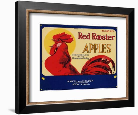 Warshaw Collection of Business Americana Food; Fruit Crate Labels, Smith & Holden Distributors-null-Framed Art Print