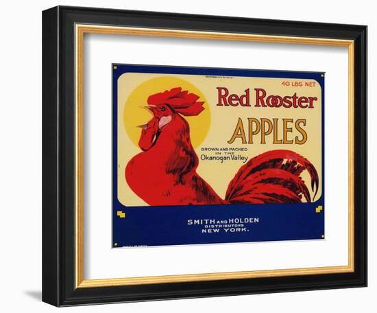 Warshaw Collection of Business Americana Food; Fruit Crate Labels, Smith & Holden Distributors-null-Framed Art Print