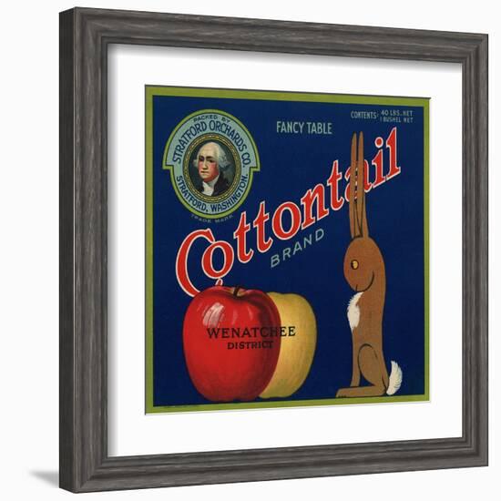 Warshaw Collection of Business Americana Food; Fruit Crate Labels, Stratford Orchards Co.-null-Framed Art Print