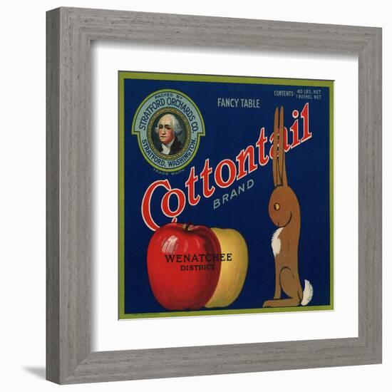 Warshaw Collection of Business Americana Food; Fruit Crate Labels, Stratford Orchards Co.-null-Framed Art Print