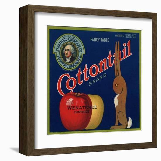 Warshaw Collection of Business Americana Food; Fruit Crate Labels, Stratford Orchards Co.-null-Framed Art Print