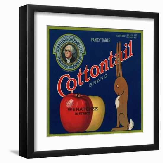 Warshaw Collection of Business Americana Food; Fruit Crate Labels, Stratford Orchards Co.-null-Framed Art Print