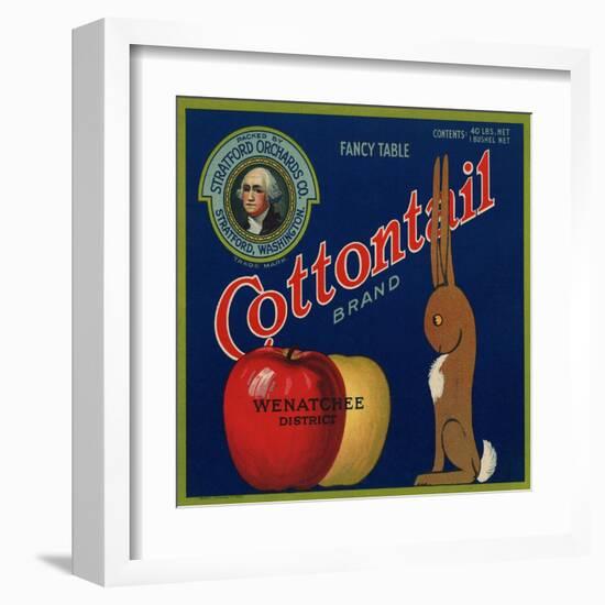Warshaw Collection of Business Americana Food; Fruit Crate Labels, Stratford Orchards Co.-null-Framed Art Print