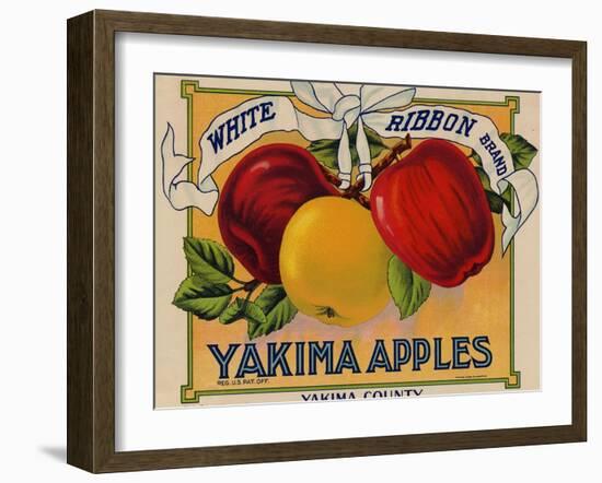 Warshaw Collection of Business Americana Food; Fruit Crate Labels, Yakima Horticultural Union-null-Framed Art Print