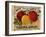 Warshaw Collection of Business Americana Food; Fruit Crate Labels, Yakima Horticultural Union-null-Framed Art Print