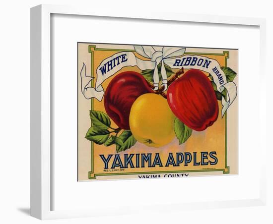 Warshaw Collection of Business Americana Food; Fruit Crate Labels, Yakima Horticultural Union-null-Framed Art Print