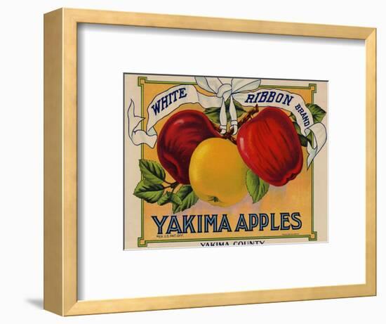 Warshaw Collection of Business Americana Food; Fruit Crate Labels, Yakima Horticultural Union-null-Framed Art Print